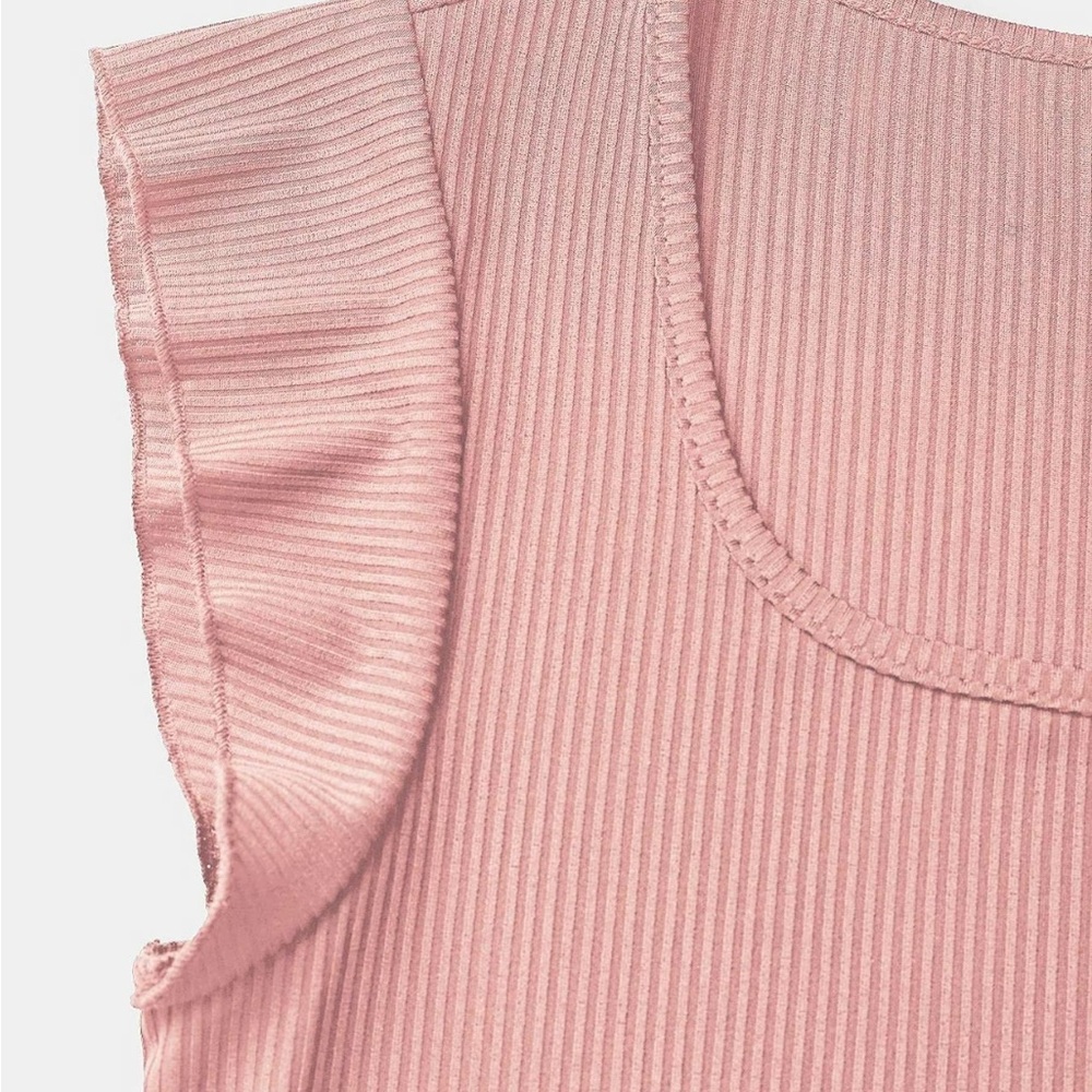 Ruffle Sleeve Tanktop🐰 - Picture 5 of 8